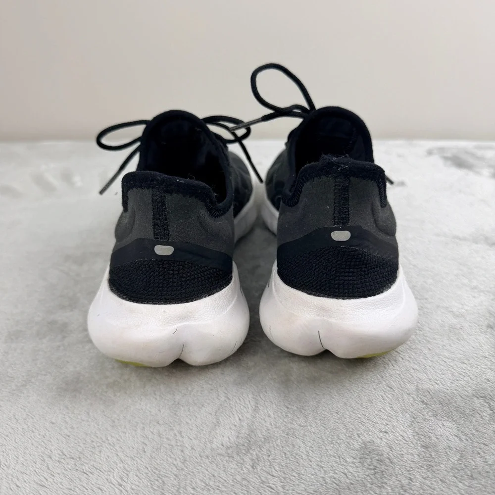 Nike Free RN 5.0 Mens Running‎ Shoes Black White AQ1316-003 Size 9